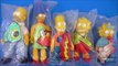 Bart Simpson 1990 Burger King Meet The Simpsons Toy #3 Complete Set Of 5 Kids Meal Toys Review