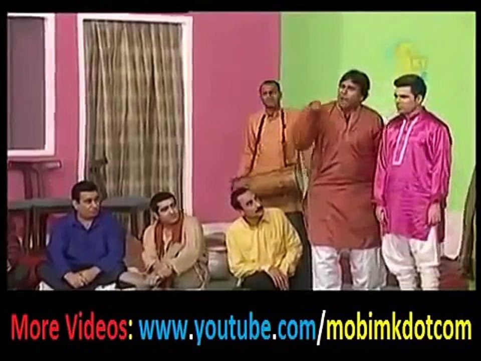 kam pay gya-qawali funny stage drama