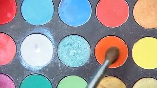 Orange eyeshadow and bold blue winged eyeliner eye makeup tutorial! - Video Dailymotion