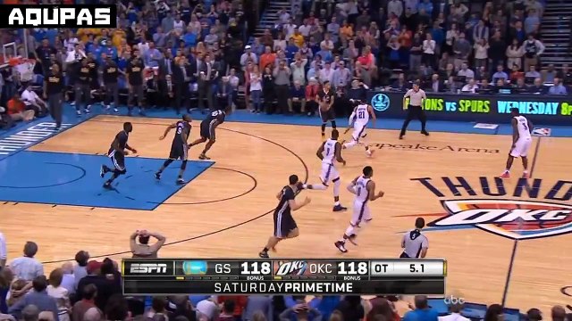 Stephen Curry BURIES UNBELIEVABLE DEEP GAME WINNER - WARRIORS vs THUNDER - FEB 27 2016 | 2015-16 NBA