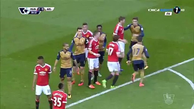 Danny Welbeck Goal - Manchester United 2-1 Arsenal 28.02.2016 HD