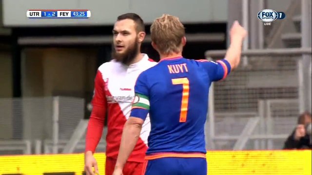 Kuyt Super Goal - Utrecht vs Feyenoord 1-2 28.02.2016