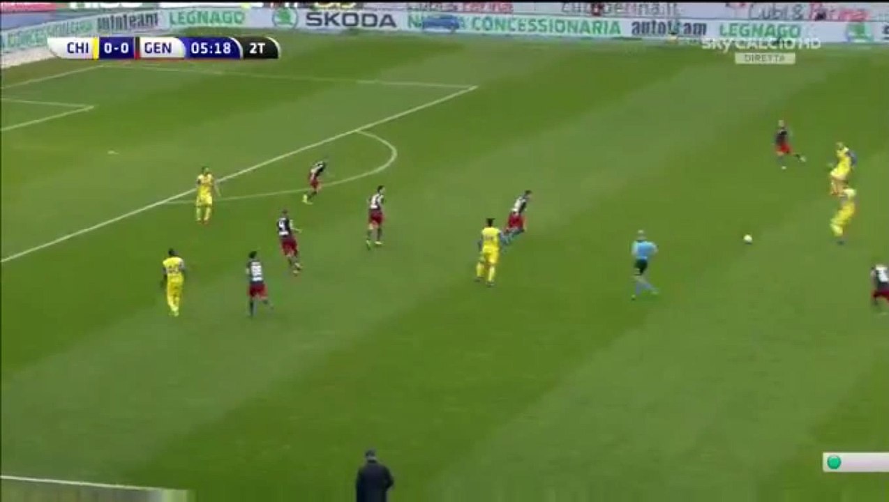 Lucas Castro Goal - Chievo 1-0 Genoa 28.02.2016