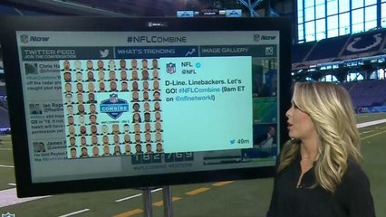 What's trending on Day 3 of combine?
