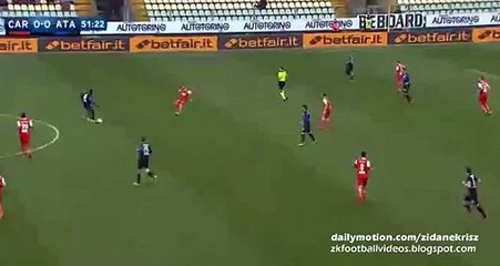 0-1 Jasmin Kurtić Goal HD - Carpi 0-1 Atalanta 28.02.2016 HD