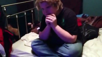 Kid tries to rap rap god fast part