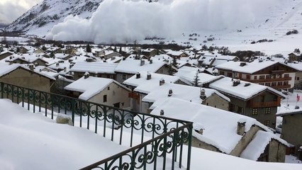 Avalanche à Bessans