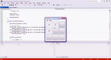 Visual Studio Winform Tic Tac Tutorial_clip4