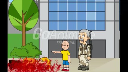 Caillou joins the army / gets fired.