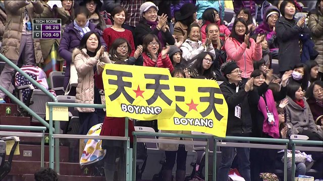 Boyang JIN - kiss and cry - ISU Four Continents Championships 2016