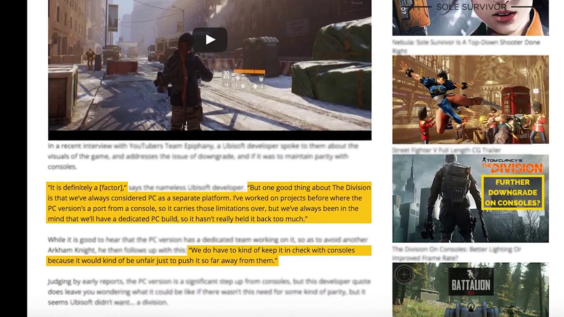 Consoles Holding Back PC Graphics -- Gaming Central News