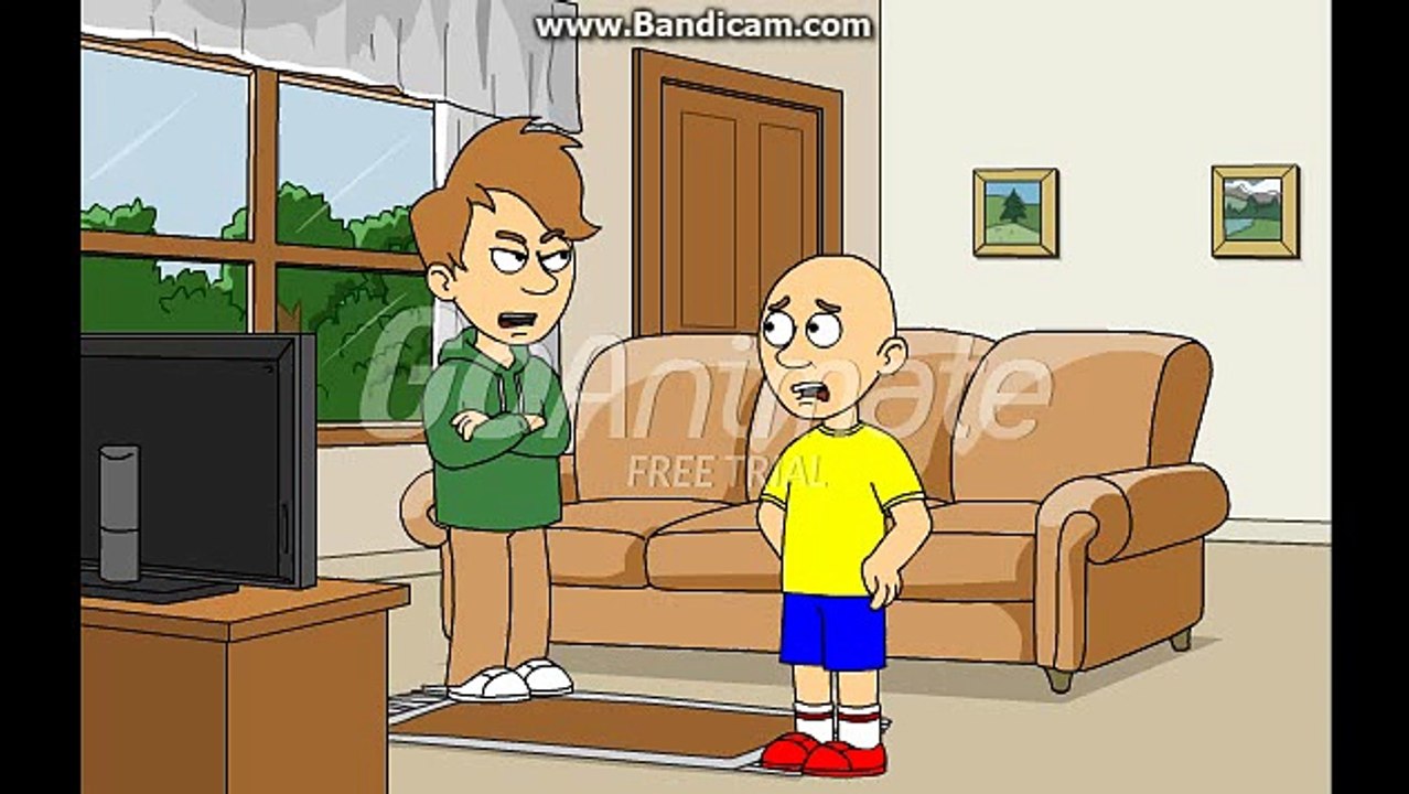 caillou get grounded for nothing goanimate episode 2