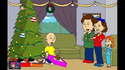 Caillou gets Grounded on Christmas