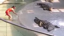 OMG ! Girl Vs Wild Crocodiles-Top Funny Videos-Top Prank Videos-Top Vines Videos-Viral Video-Funny Fails
