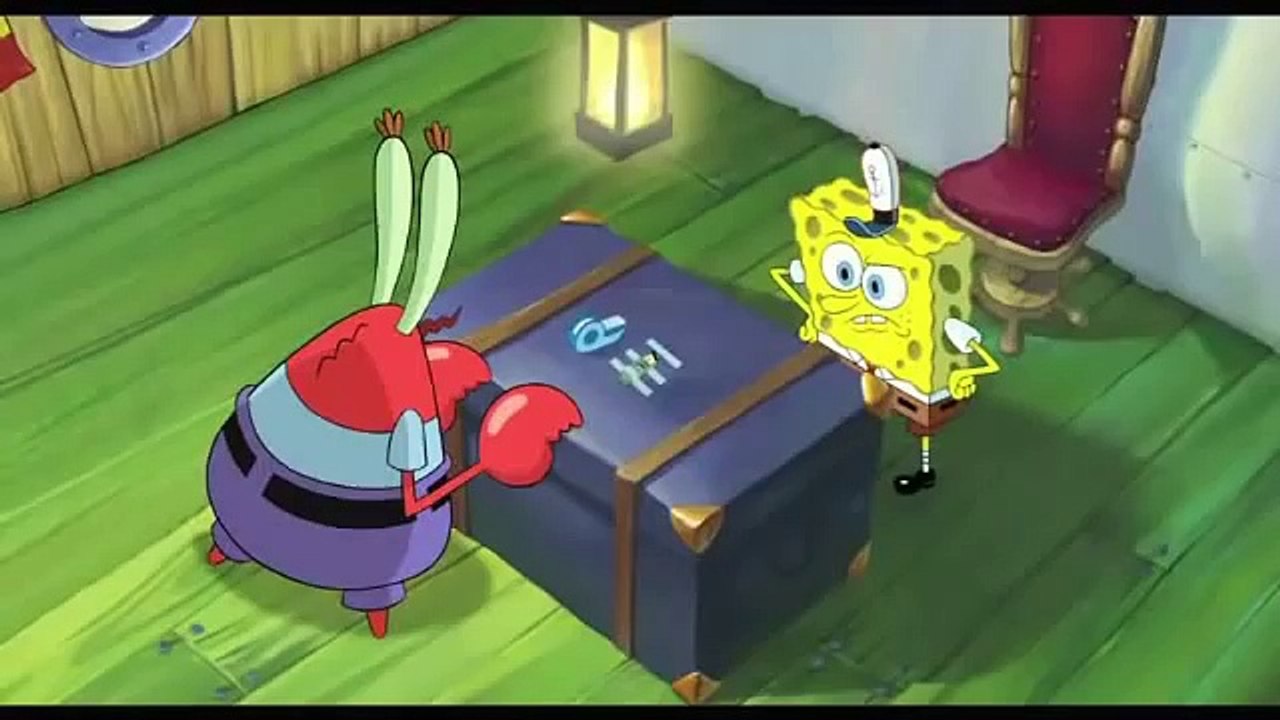 Sponge Bob Movie:Sponge Out Of Water:Plankton Torture Scene Fandub