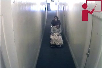 Funny Video: Nursing Home Employee Smashes Patient Into Walls