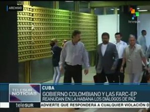 Cuba: gobierno colombiano y FARC-EP reanudan diálogos de paz