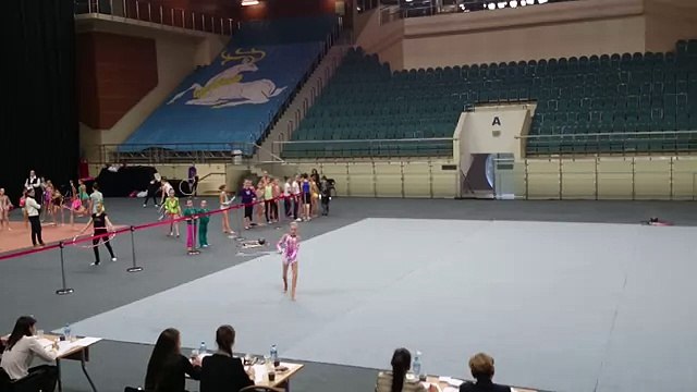 Художественная гимнастика. Сайко Софья, 2005, Одинцово, обруч. Волейбольный, 21.05.15