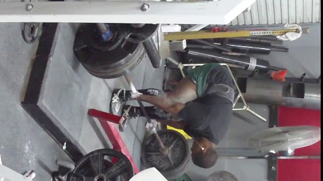 Sonji Shorty Baldwin Deadlifting 425 X 1 PR