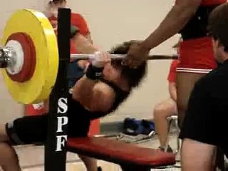 BJ Harper 320@148 RAW Bench Press