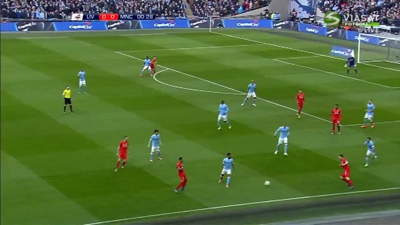 Alberto Moreno Super Goal Chance HD - Liverpool v. Manchester City (Capital One Cup) 28.02.2016 HD