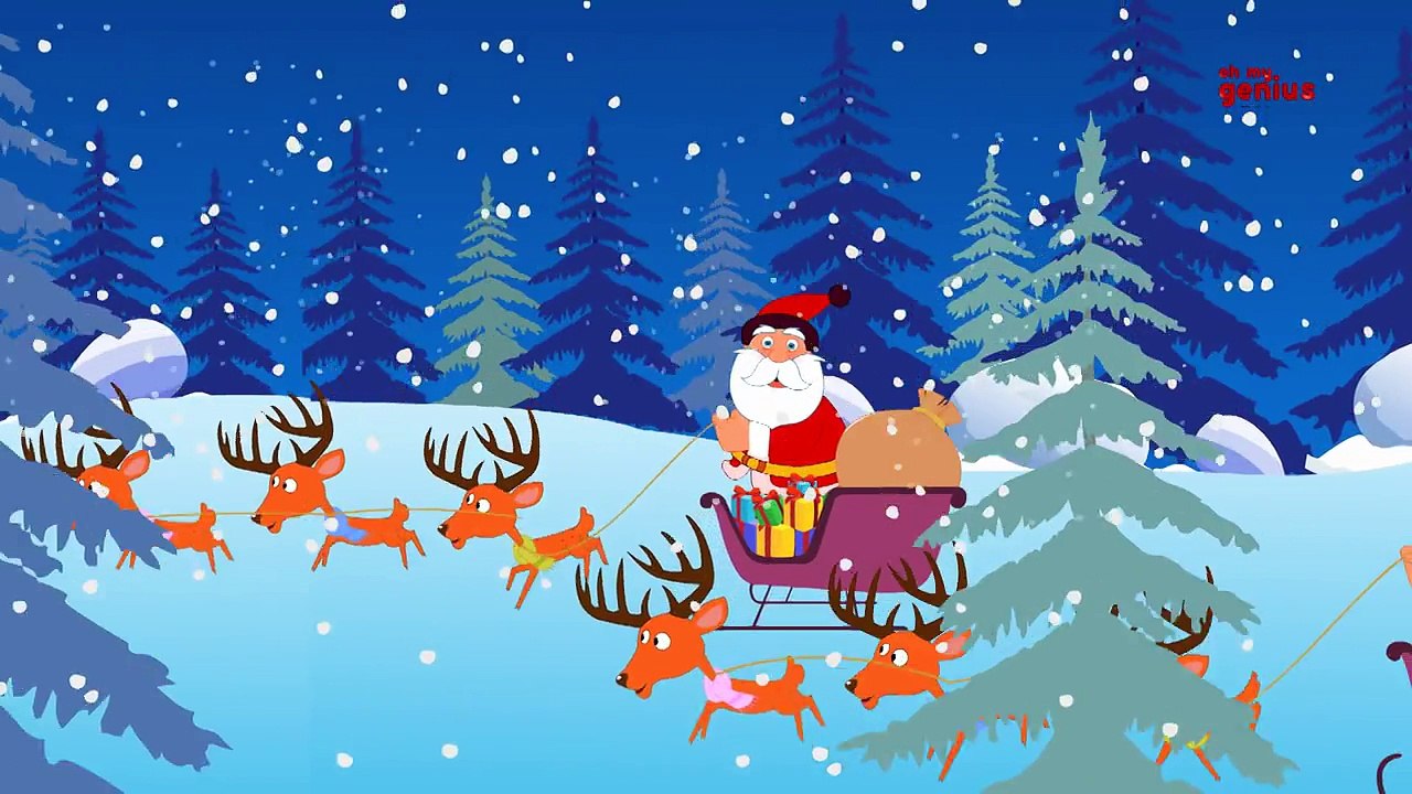 Five Fat Santas | Five Little Santas | Christmas Songs | Nursery Rhymes