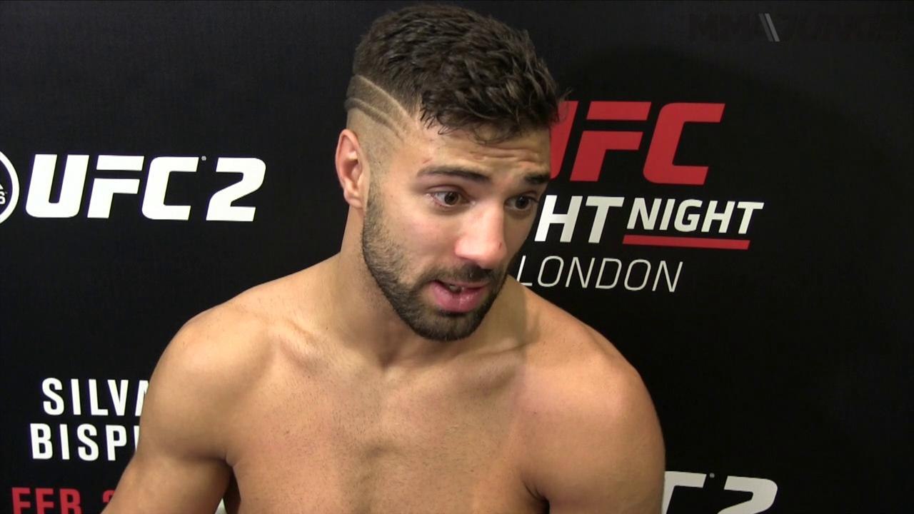 UFC Fight Night 84 David Teymur post fight interview