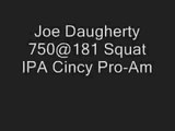 Joe Daugherty 750@181 Squat - IPA Cincy Pro-Am 2007