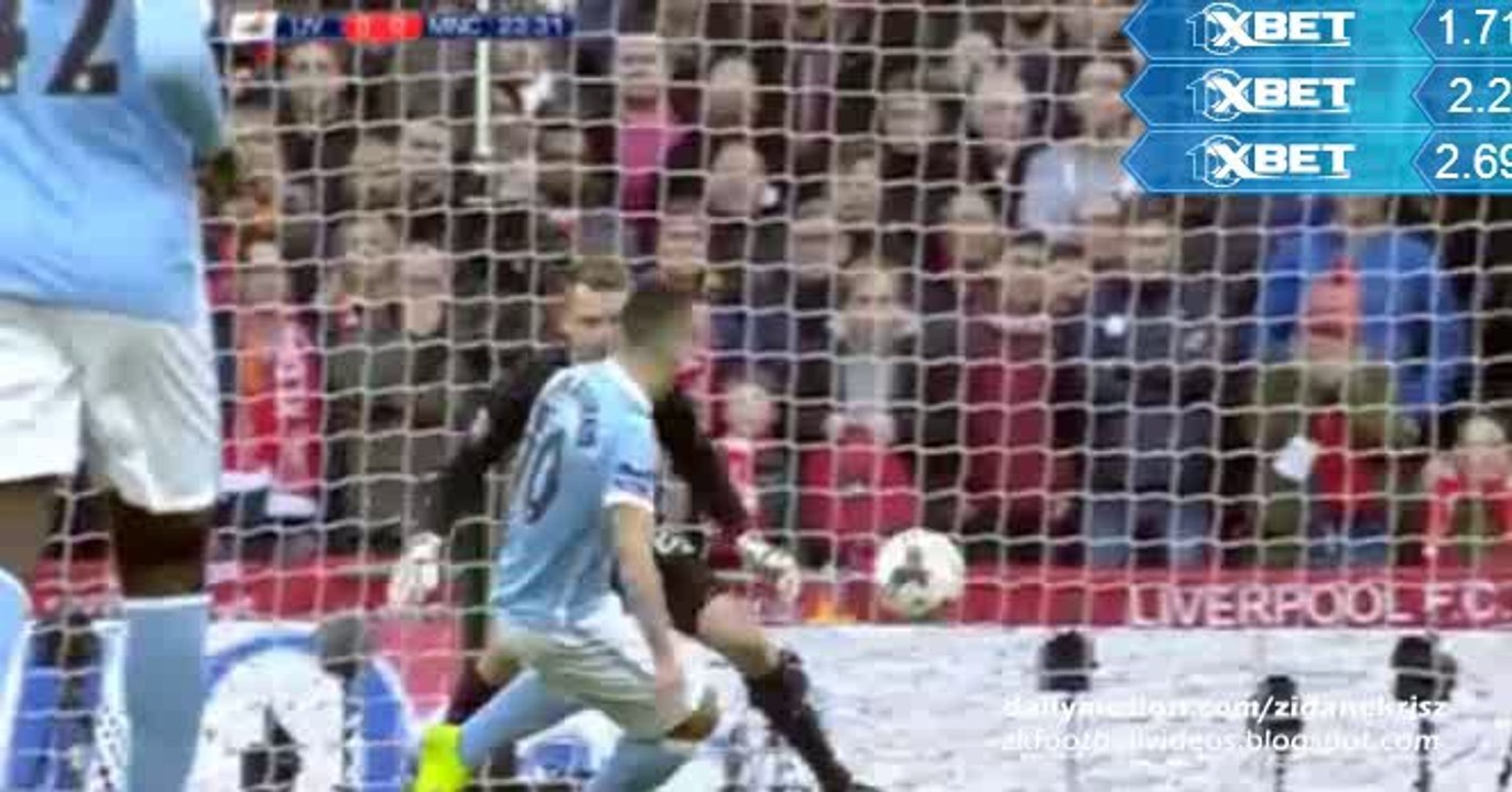 Simon Mignolet Fantastic Save Sergio Agüero Chance - Liverpool v. Manchester City (Capital One Cup) 28.02.2016 HD