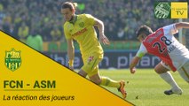 FCN-ASM : la réaction des joueurs