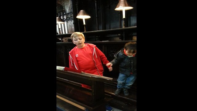 Steffan Llewelyn Treble Pie Jesu (Andrew Lloyd Webber) unaccompanied at Manchester Cathedral