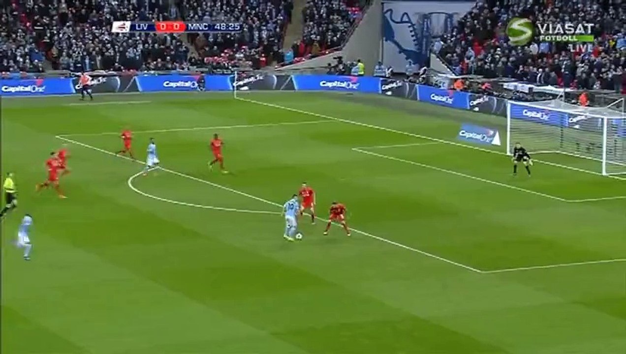 Fernandinho Goal HD - Liverpool 0-1 Manchester City (Capital One Cup) 28.02.2016 HD