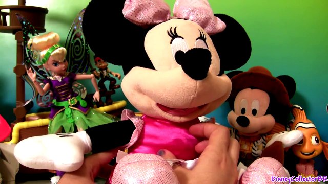 Minnie Mouse Tickled Pink Plush Interactive Doll Review by Disneycollector Laughing Minnie