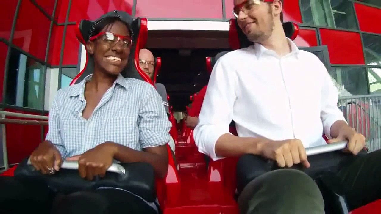 A ride on the Formula Rossa rollercoaster at Ferrari World in Abu Dhabi