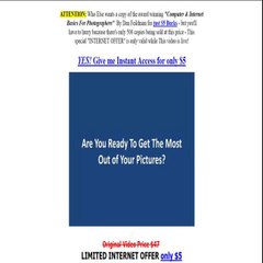 Computer And Internet Basics For Digital Photographers