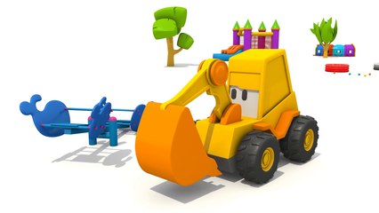 Развивающие мультики про машинки. Экскаватор Мася и бензовоз