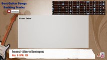 Frenesi - Alberto Dominguez Guitar Backing Track with scale, chords and lyrics