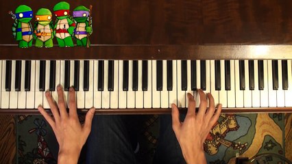 How To Play Teenage Mutant Ninja Turtles On Piano - Tutorial & Lesson