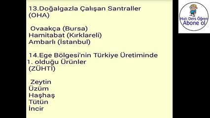 3.5 Dk'da 5 Tane Cografya Kodlaması YGS-LYS 3.Bölüm