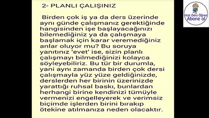 12 Dk'da Etkili Ders Çalışma Yollarını Öğrenin