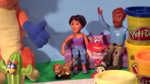 Dora and Friends Play Doh Creation Swiper No Swiping Toys and Games and surprise goats lol