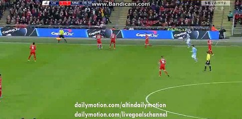 David Silva Great Skills Move - Liverpool vs Manchester City - Capital One Cup FINAL - 28.02.2016