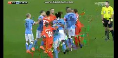 Yaya Toure Fight With Llallana | Liverpool 1-1 Manchester City 28/02/2016