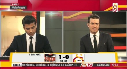 GS TV spikerinin konuşulan tepkisi...