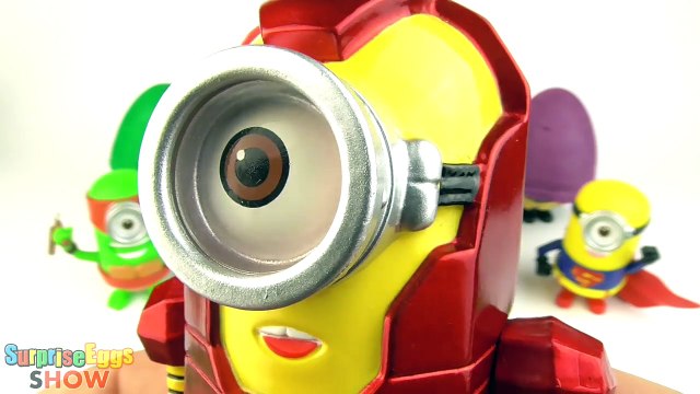 8 Jajko Niespodzianka Minions Avengers Kinder Niespodzianki TMNT Batman Play Doh Jajka Despicable Me