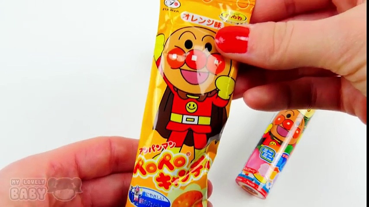 ANPANMAN Japan Toys and Candy Review アンパンマン ペロペロ キャンディ