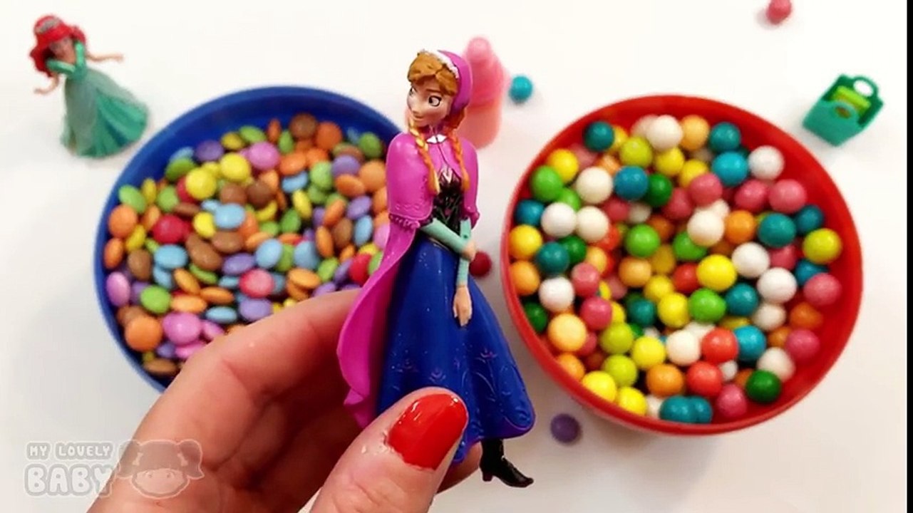 BUBBLE GUM Smarties Hidden Surprise Toys Spiderman Hello Kitty Peppa Pig Disney Frozen