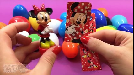 Disney Frozen Peppa Pig Spongebob Hello Kitty Huge 30 Surprise Eggs!