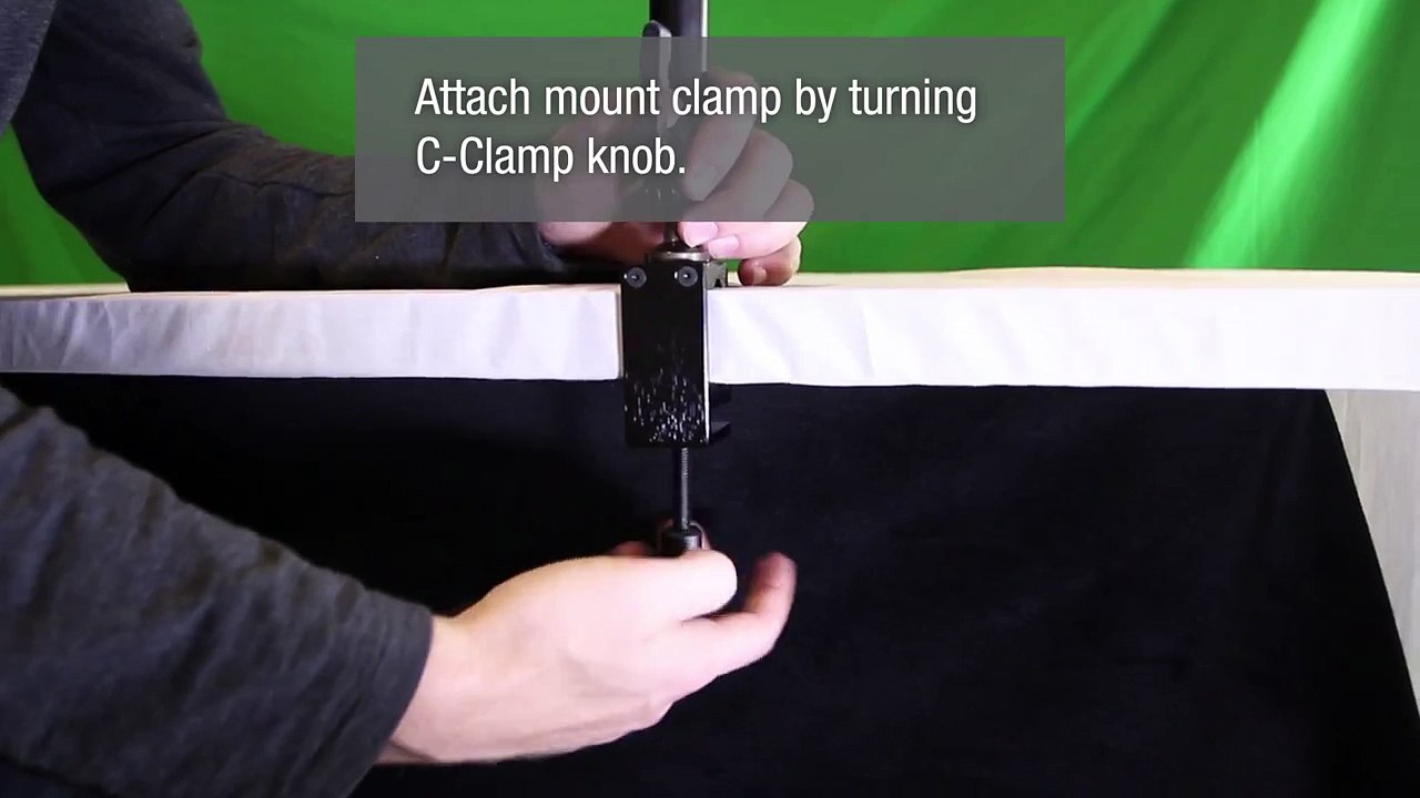 Arkon 22" Heavy Duty C-Clamp Mount for Kraken AMS Cases