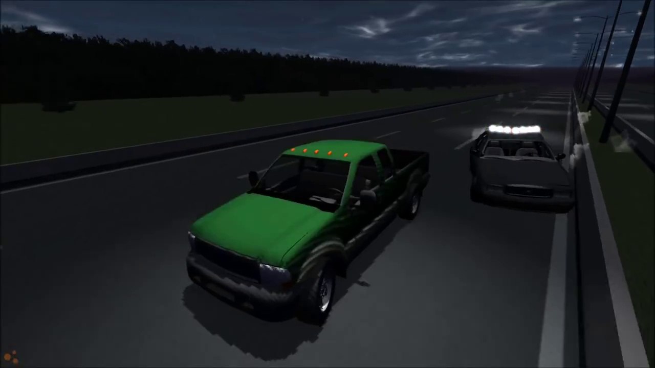 BeamNg Drive Alpha Police Car Chase Crash!